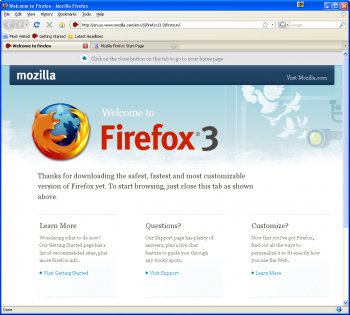 Mozilla Firefox v.3.0.7