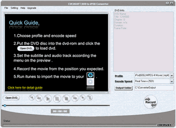 Cucusoft DVD to iPod Converter v.7.15