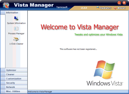 Vista manager v.1.4.7